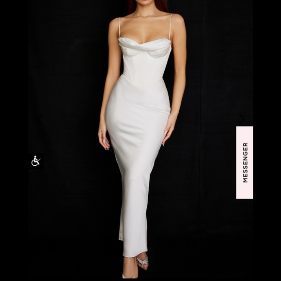 House of CB Dresses House Of Cb Charmaine Ivory Corset Dress Poshmark